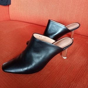 3/$10 Vegan leather Paris mules